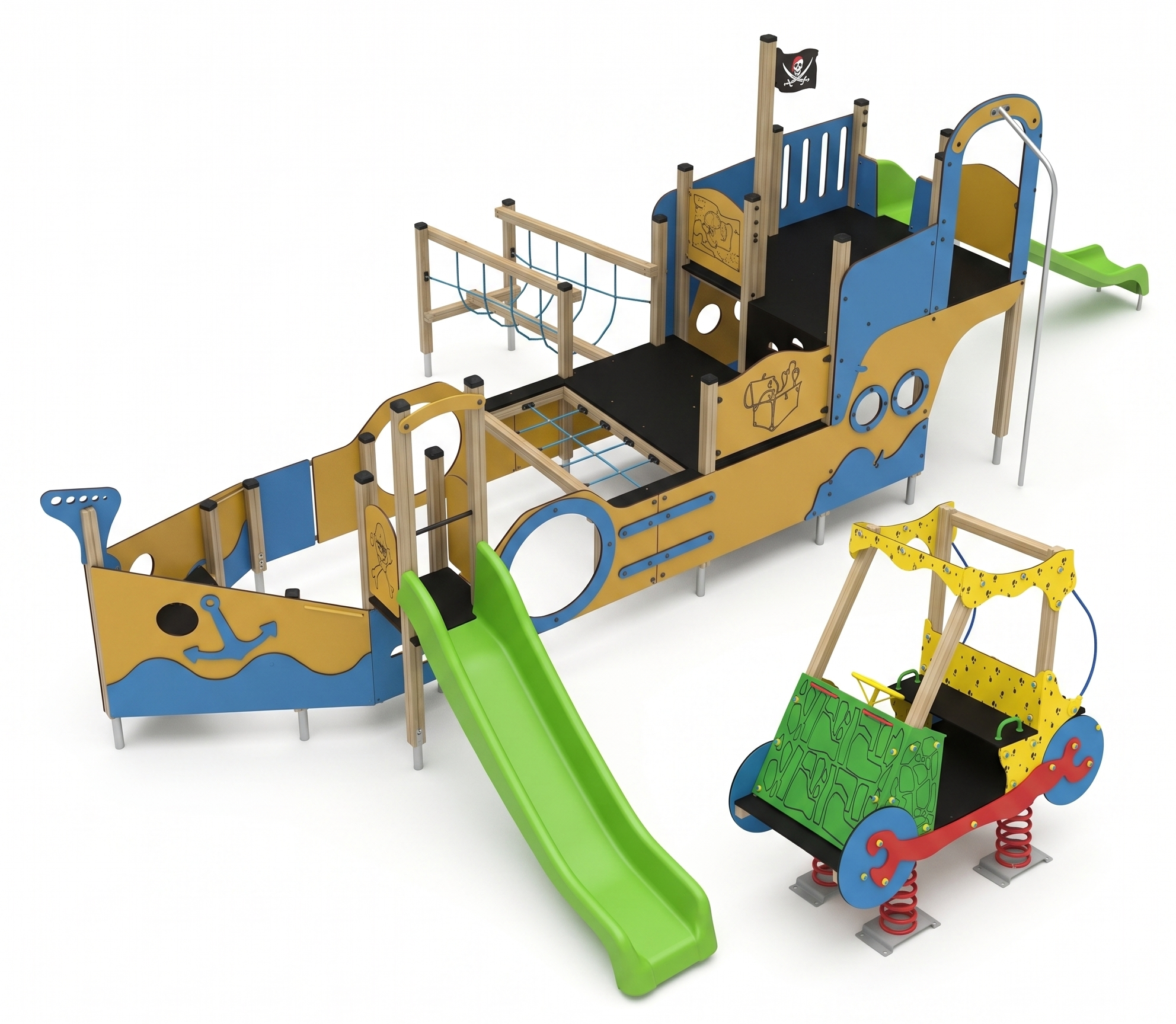 Juegos infantiles de madera